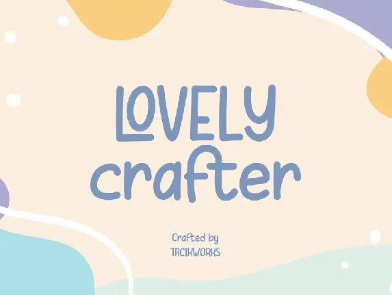 Lovely Crafter Demo Version font