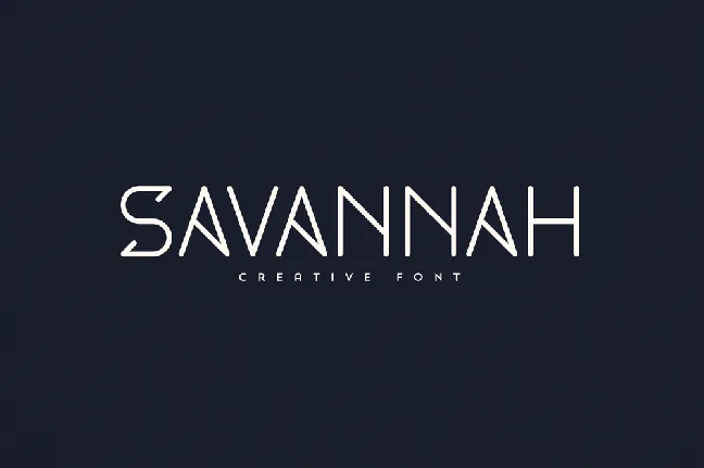 Savannah font