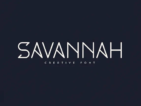 Savannah font