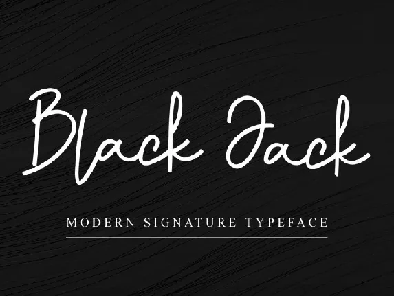 Black Jack Handwritten font