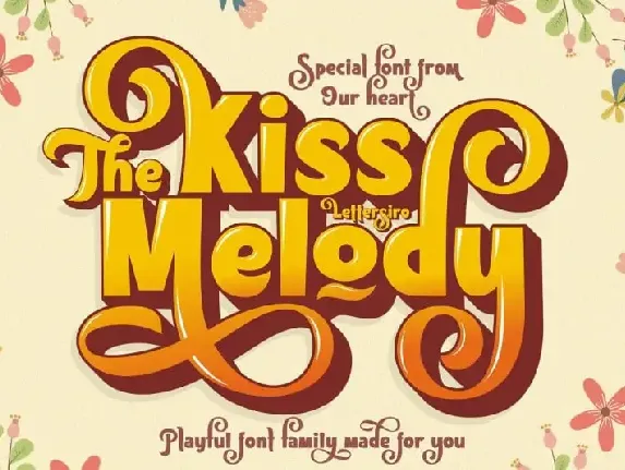 Kiss Melody Display font