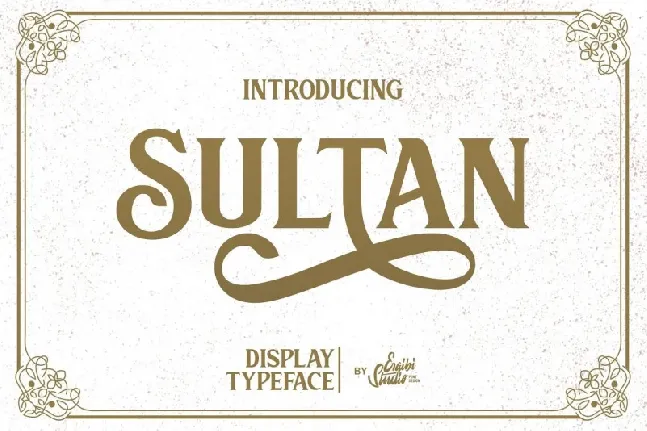 Sultan Serif font