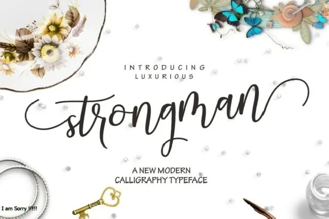 Strongman Script font