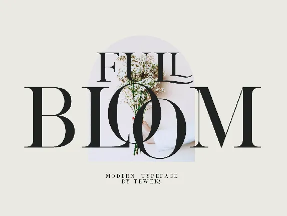 Full Bloom font