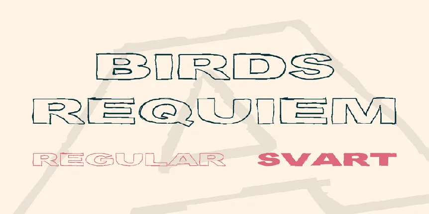 Birds Requiem font