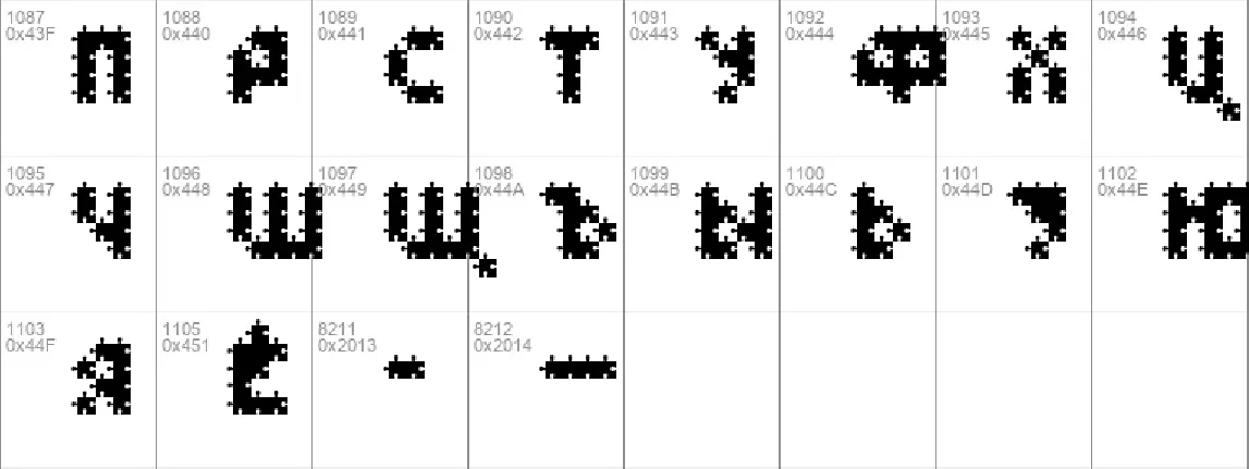 FFU Puzzle font