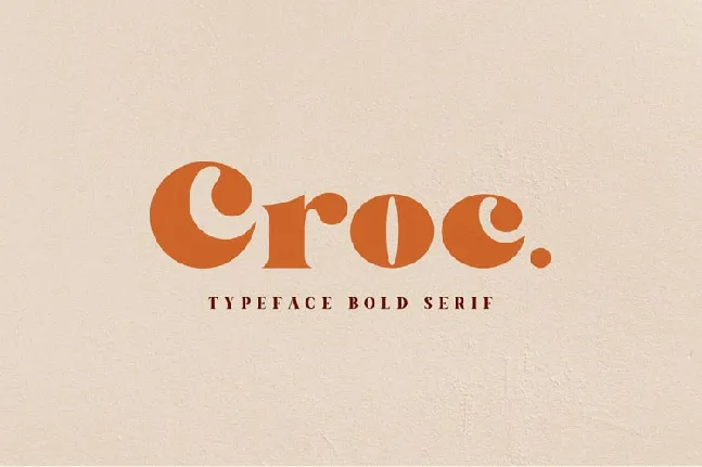 Croc Serif font