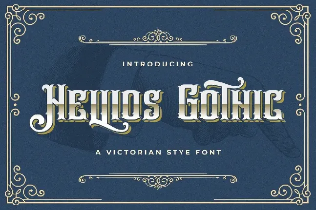 Hellios Gothic font