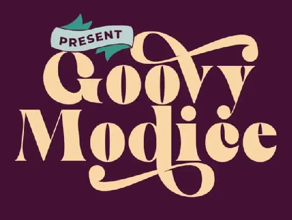 Goovy Modice Serif font