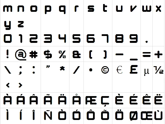 Presario Text font