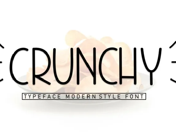 Crunchy Display Typeface font