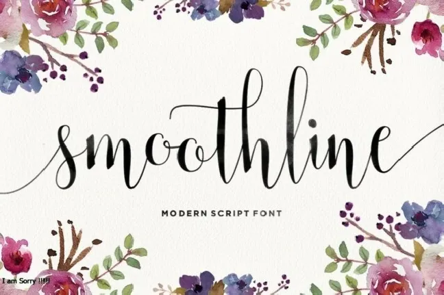 Smoothline Script font