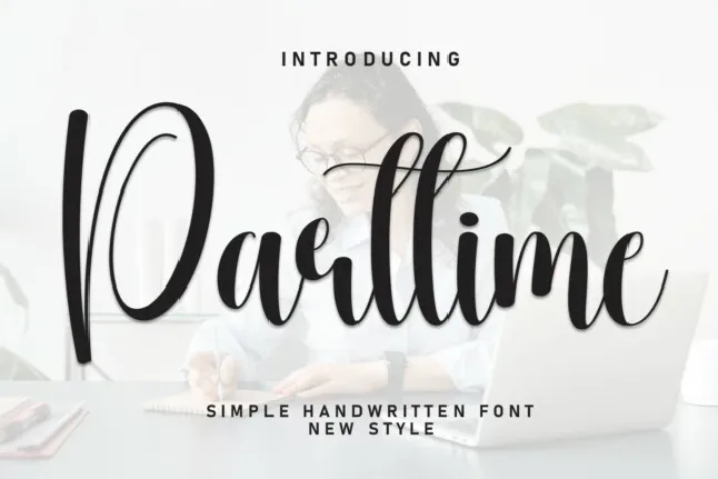 Parttime Script font