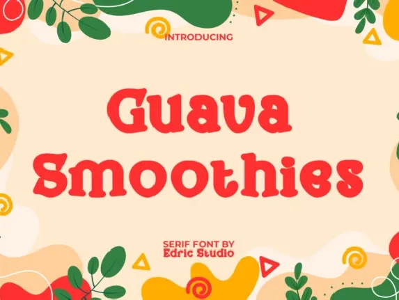 Guava Smoothies font