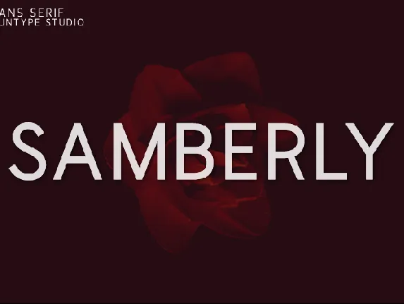 Samberly font