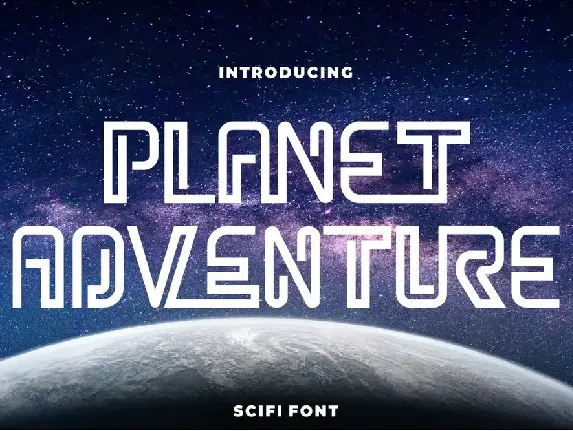 PLANET ADVENTURE font