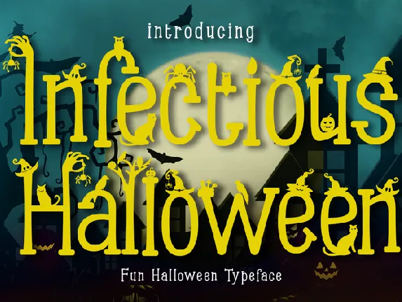 Infectious Halloween font