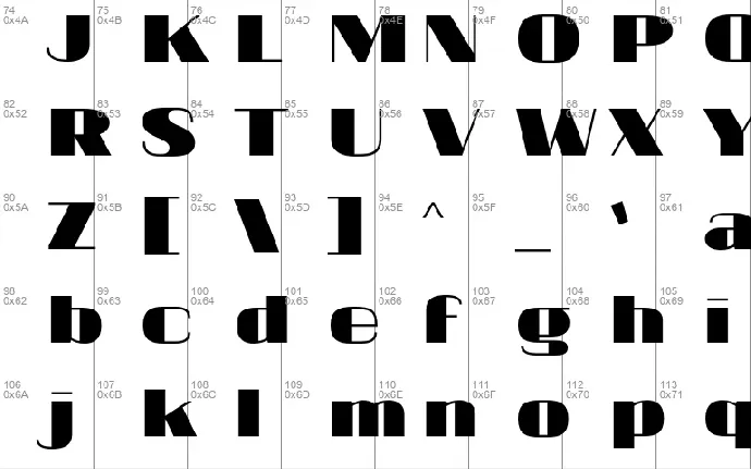 20 db font