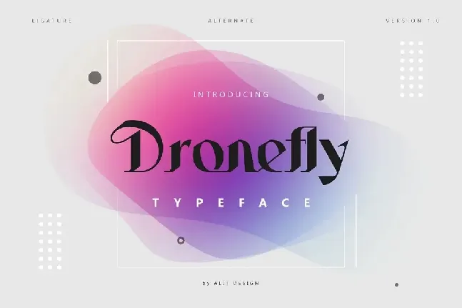 Dronefly font