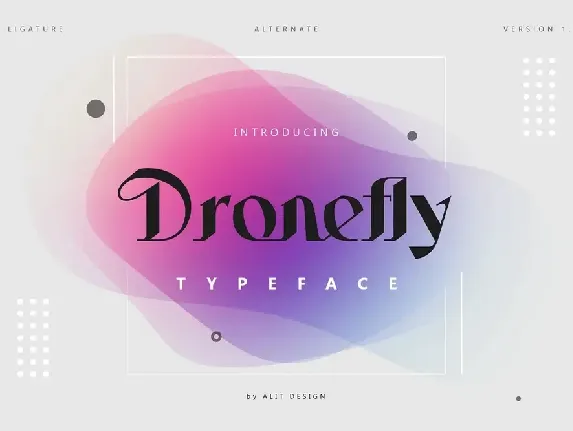 Dronefly font