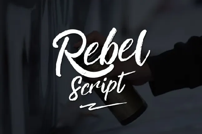 Rebel Script Free font