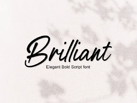 Brilliant font