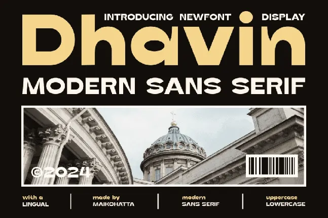 Dhavin font