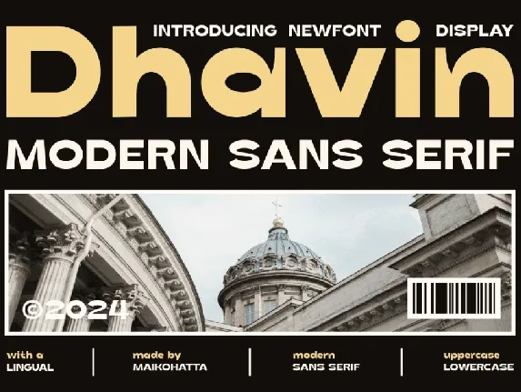 Dhavin font