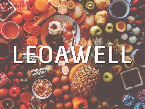 Leoawell font