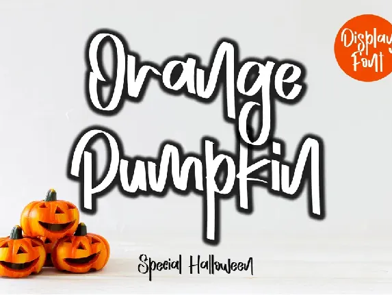 Orange Pumpkin - Personal Use font