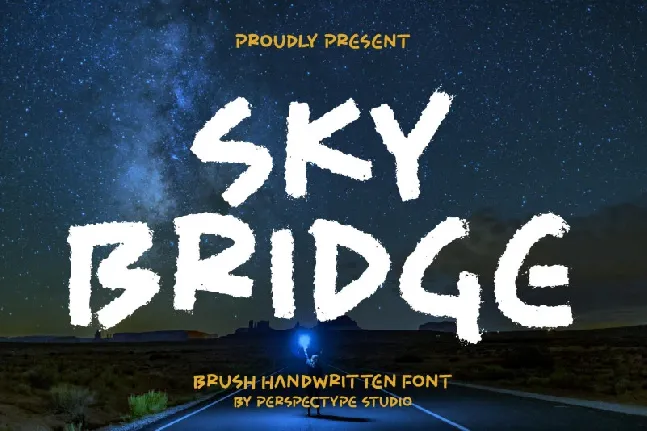 Sky Bridge font