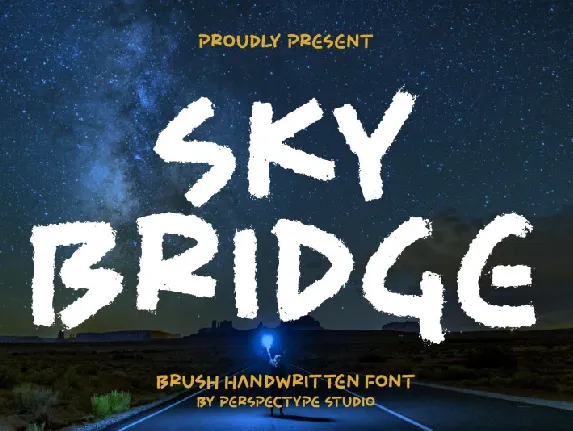 Sky Bridge font