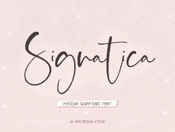 Signatica font