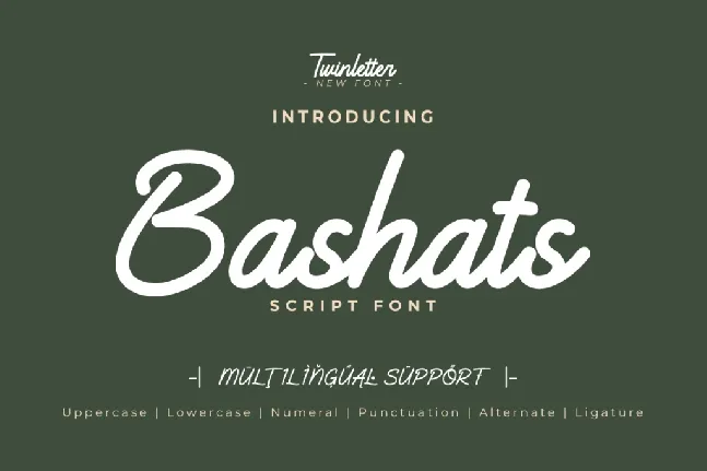 Bashats Trial font