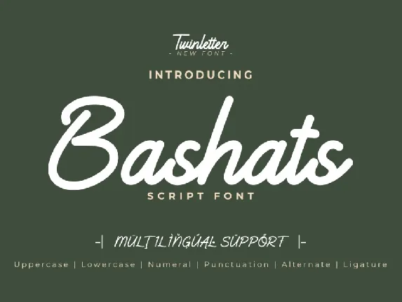 Bashats Trial font