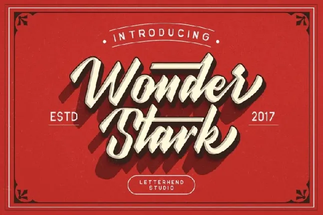 Wonder Stark Typeface font