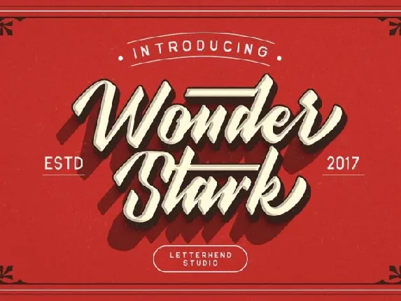 Wonder Stark Typeface font