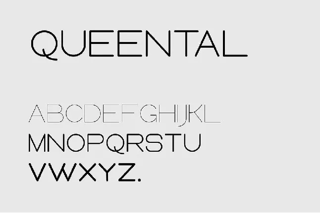 Queental font