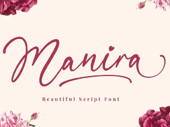 Manira font