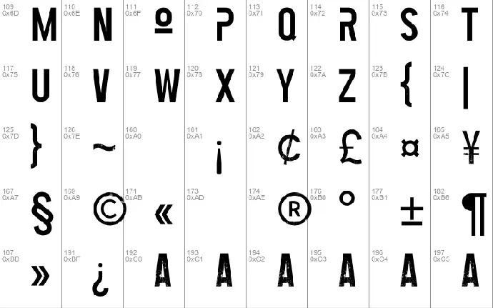 Tactico font