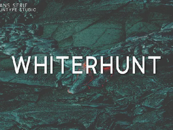 Whiterhunt font