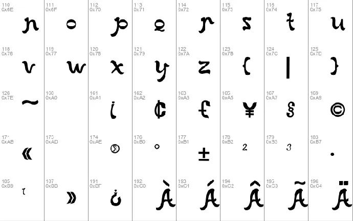 Takatsuki Style font