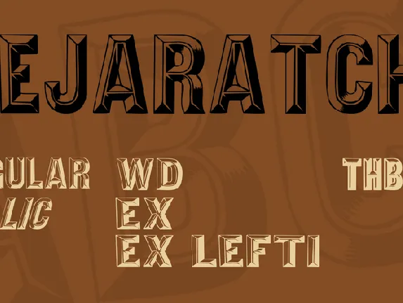 Tejaratchi font