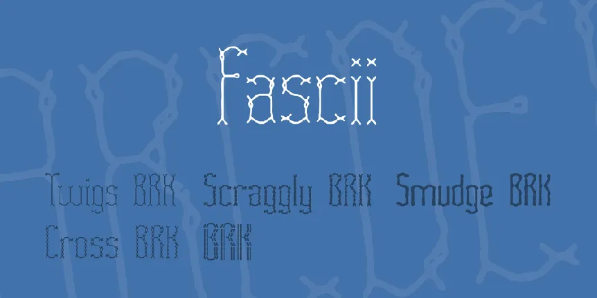 Fascii font