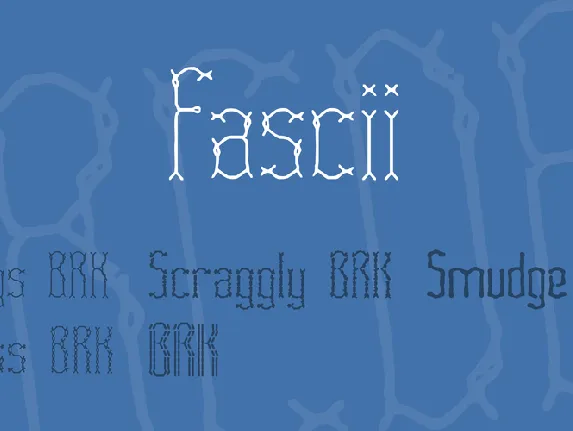 Fascii font