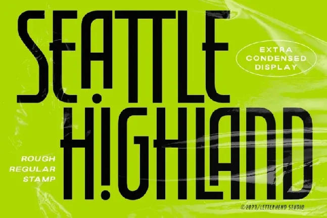 Seattle Highland font