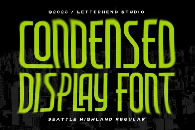 Seattle Highland font