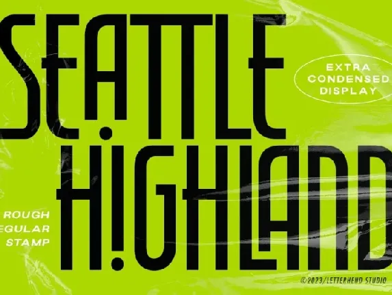 Seattle Highland font