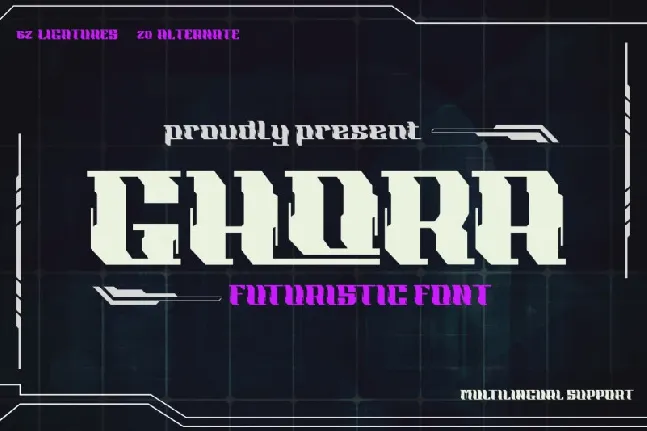 Ghora font