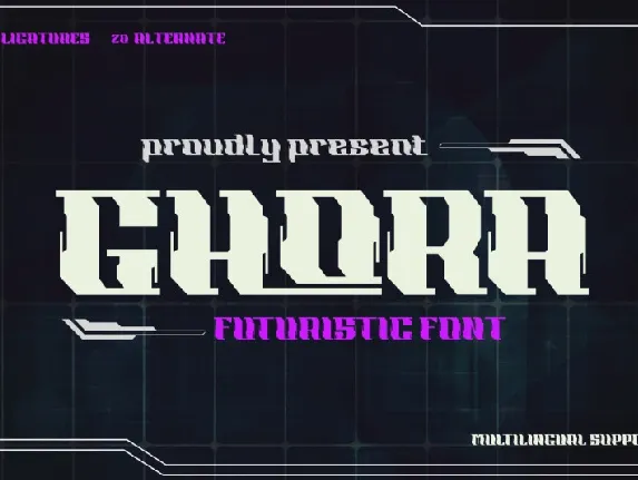 Ghora font